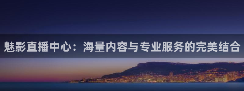 新雨燕足球直播：魅影直播中心：海量内容与专业服务的完美结合
